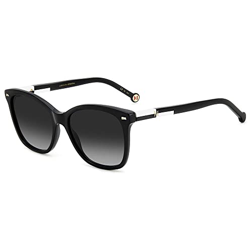 Her Unisex 0137/s Sunglasses, 80S/9O Black White, 54 von Carolina Herrera