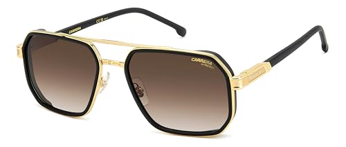 Carrera 1069/S Matte Black Gold/Brown Shaded 58/19/145 Herren Sonnenbrillen von Carrera