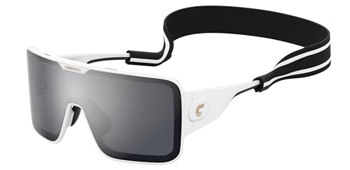 Carrera Sonnenbrillen FLAGLAB 15 White/Silver 99/1/130 Unisex von Carrera