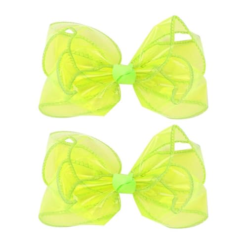 PVC-Gelee-Haarschleifen-Clips für Kinder und Mädchen, wasserdichte Schleifen-Haarnadel, Sommer, Schwimmbad, Pool, transparent, Haar-Zubehör von Carroterr