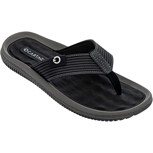 CARTAGO FLIP FLOPS, 22098 Grey Dark Grey Black, 40 EU von Cartago