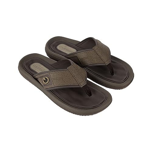 Cartago Herren Fiji IV Thong AD Flipflop, Brown/Brown/BEIGE, 42 EU von Cartago