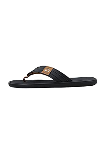 Cartago Herren Malta IV Thong AD Flipflop, Black/Black/Brown von Cartago