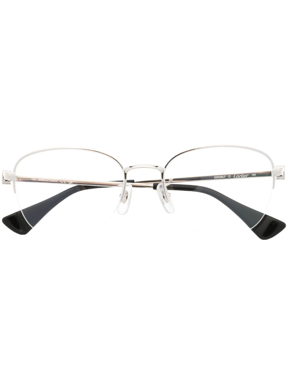 Cartier Eyewear Brille mit rundem Gestell - Grau von Cartier Eyewear