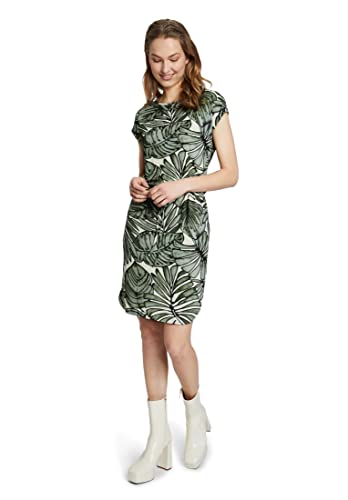 Cartoon Damen 1468/7368 Kleid, Cream/Khaki, 34 von Cartoon