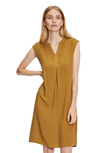 Cartoon Damen Basic-Kleid unifarben Bronze Brown,40 von Cartoon