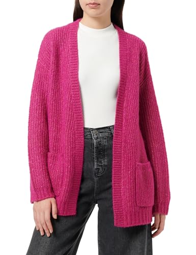 Cartoon Damen Casual-Strickjacke mit V-Ausschnitt Festival Fuchsia,40 von Cartoon