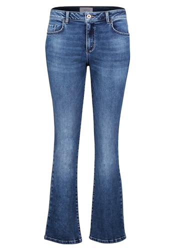 Cartoon Damen Bootcut Jeans figurbetont Dark Blue Denim,44 von Cartoon