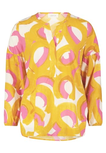 Cartoon Damen Schlupfbluse Langarm Yellow/Pink,44 von Cartoon