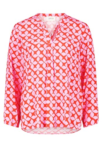 Cartoon Damen Blusenshirt mit Muster Pink/Dark Red,40 von Cartoon