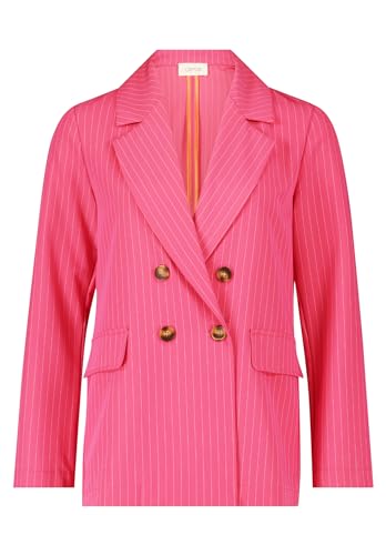 Cartoon Damen Casual-Blazer figurbetont Pink/White,44 von Cartoon