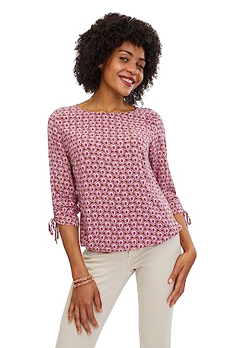 Cartoon Damen Casual-Bluse mit Muster Rosa/Violett,40 von Cartoon