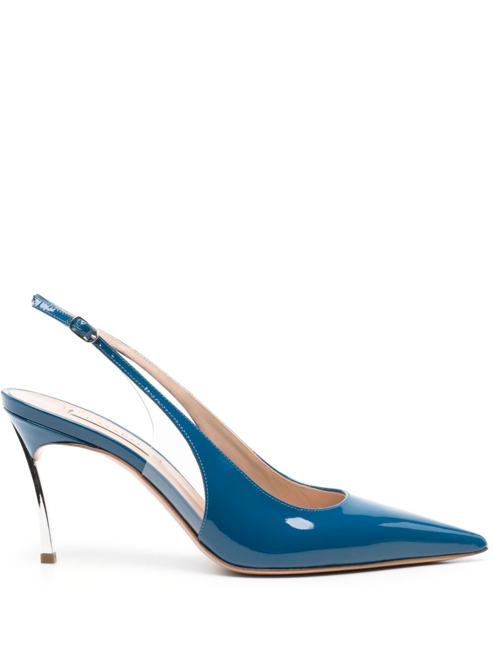 Casadei Superblade Pumps 80mm - Blau von Casadei