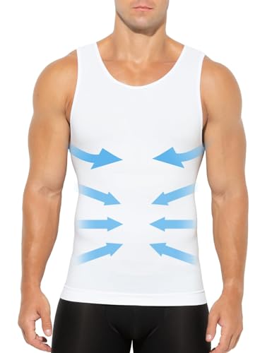 Casey Kevin Herren Kompressionsshirts Athletic Shapewear ärmellos Baselayer Unterhemd Funktionsshirts Herren Tank Tops für Männer Oberteil von Casey Kevin