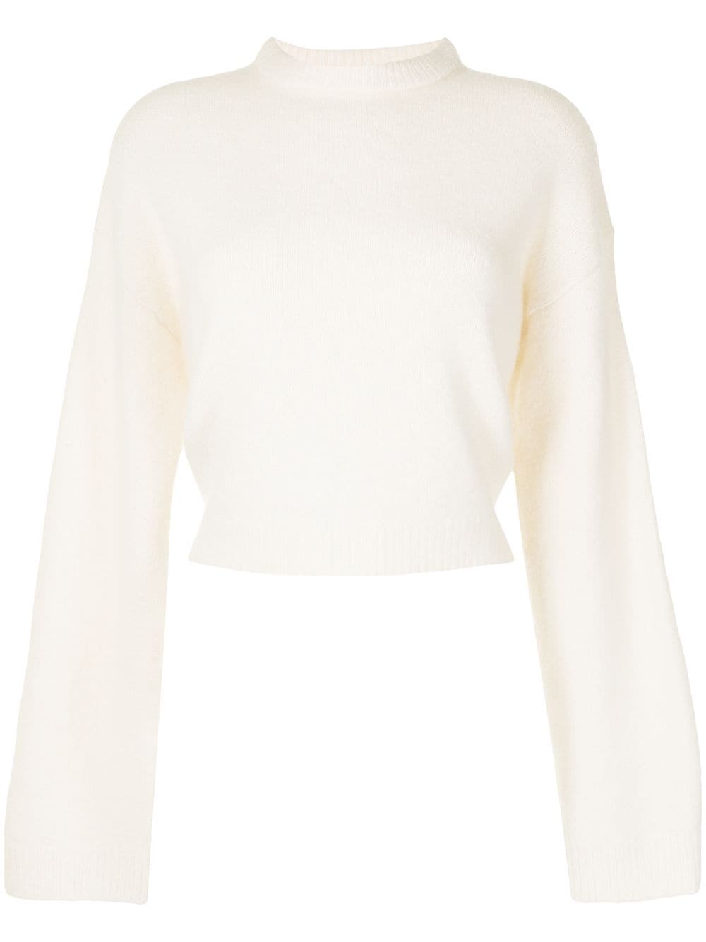 Cashmere In Love Mila Cropped-Kaschmirpullover - Weiß von Cashmere In Love