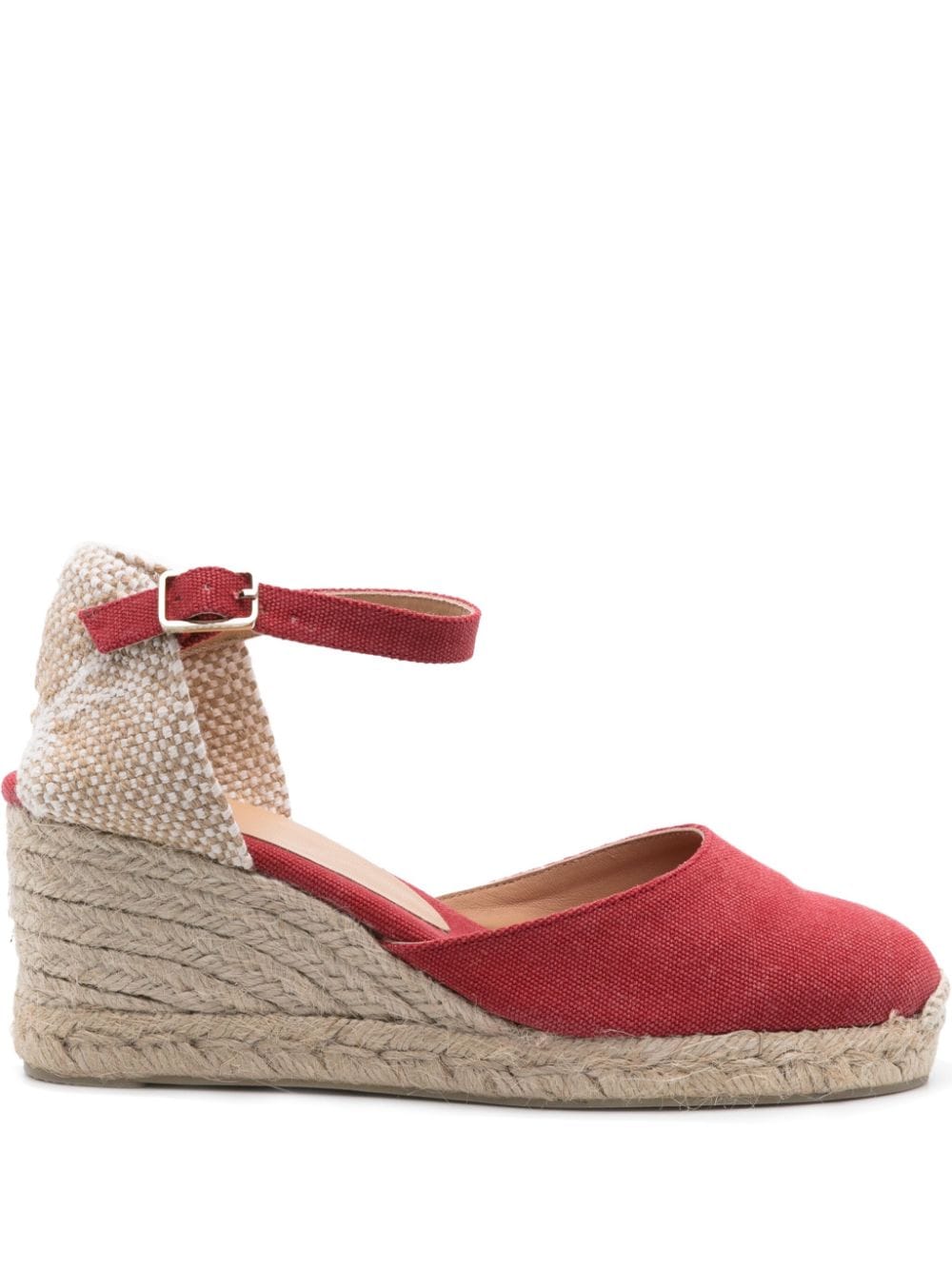 Castañer Carol Wedge-Espadrilles 70mm - Rot von Castañer