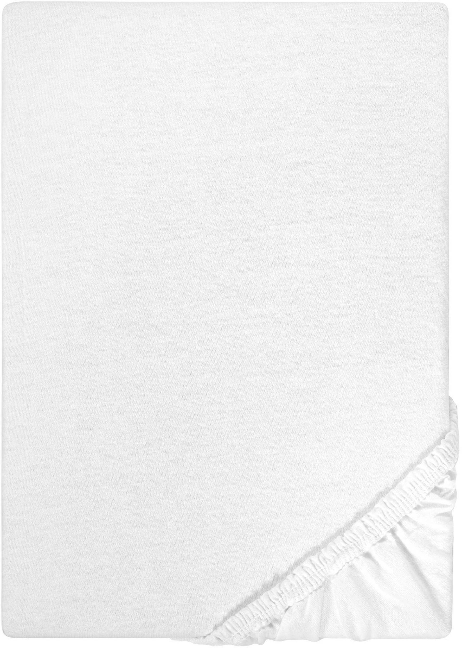 Castell - Markenbettwäsche Spannbettlaken "Jersey in Gr. 90x200, 140x200 oder 180x200 cm", aus Baumwolle, für Matratzen bis 22 cm Höhe, Bettlaken, Spannbetttuch von Castell - Markenbettwäsche