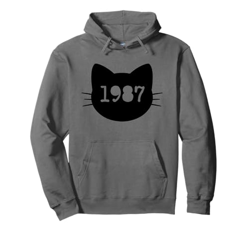 Katze Geboren im Jahr 1987 Geburtstag Katzen-Mama Katze Papa Pullover Hoodie Katze Geboren im Jahr 1987 Geburtstag Katzen-Mama Katze Papa Pullover Hoodie von Cat Funny Retro 1987