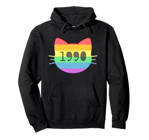 Katze Geboren im Jahr 1990 Geburtstag Katzen-Mama Katze Papa Pullover Hoodie Katze Geboren im Jahr 1990 Geburtstag Katzen-Mama Katze Papa Pullover Hoodie von Cat Funny Retro 1990