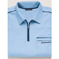 Witt Herren Kurzarm-Poloshirt, hellblau von Catamaran