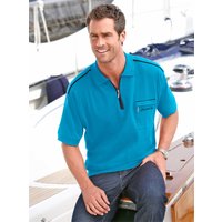 Witt Herren Kurzarm-Poloshirt, türkis von Catamaran