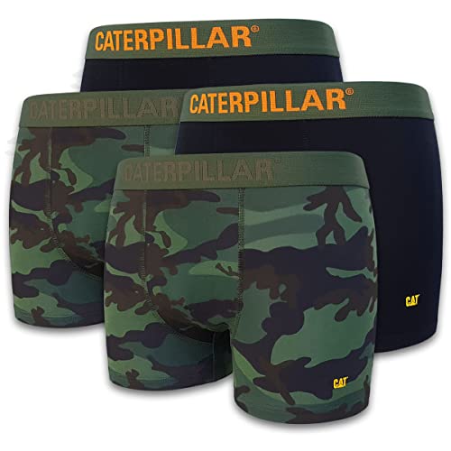 Caterpillar CAT Herren Boxershorts Camouflage Boxer Short Unterhosen in Größen M, L, XL, XXL, 3XL (4er, 8er oder 12er Pack) (DE/NL/SE/PL, Alphanumerisch, XL, Regular, Regular, 12) von Caterpillar