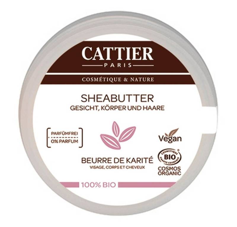 Cattier Körperbutter Sheabutter - ohne Duft Mini 20g von Cattier