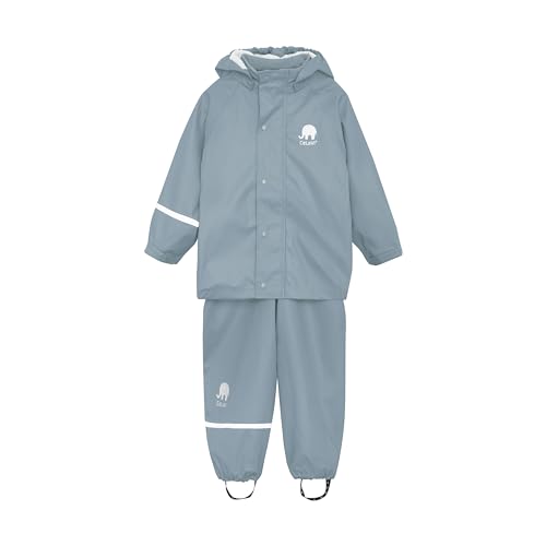 CeLaVi Boys Basic Rainwear Set Rain Jacket, Smoke Blue, 80 von Celavi