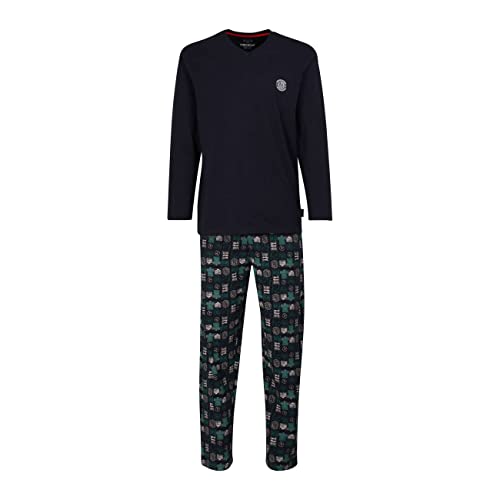 Ceceba Herren Pyjama blau Bedruckt 1er Pack 7274 von Ceceba