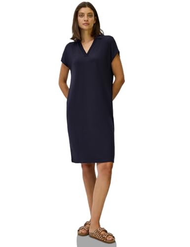 CECIL Damen 1408832 Sommerliches Strick-Kleid, urban Dark Blue, Small CECIL Damen 1408832 Sommerliches Strick-Kleid, urban Dark Blue, Small von Cecil