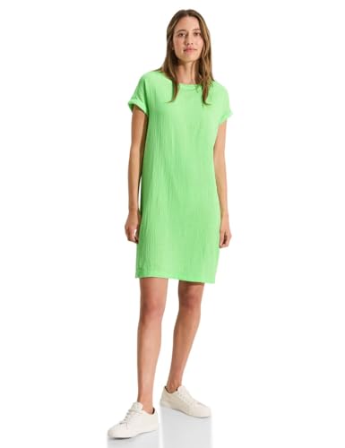 CECIL Damen B144020 Musselin Kleid, Matcha Lime, Medium von Cecil