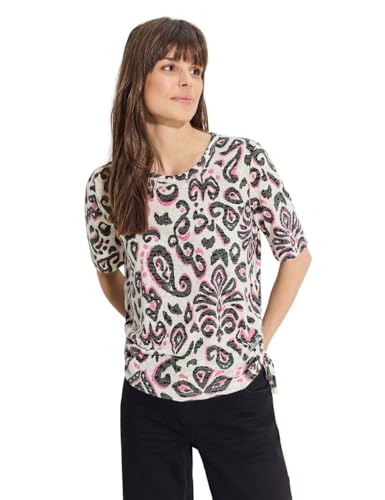 CECIL Damen B321514 Print T-Shirt, Vanilla White, X-Small von Cecil