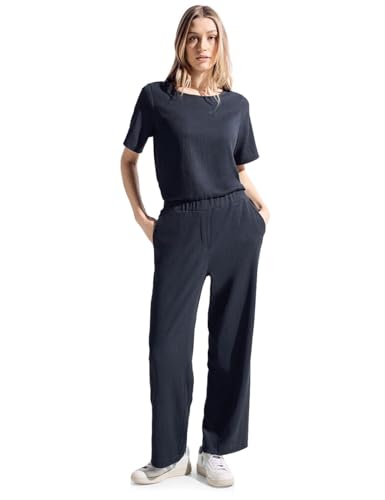 Cecil Damen Jumpsuit mit Struktur universal blue M / 28L von Cecil