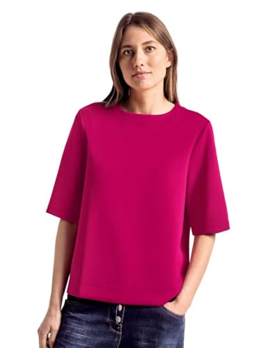 Cecil Damen Kurzarm Sweatshirt Rosa S von Cecil