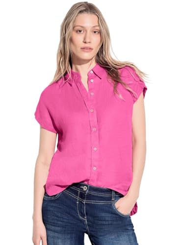 Cecil Damen Leinenbluse bloomy pink, XXL von Cecil