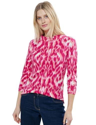 Cecil Damen T-Shirt aus Baumwolle pink sorbet L von Cecil