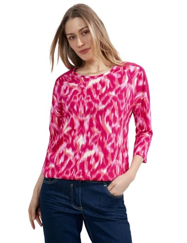 Cecil Damen T-Shirt mit 3/4 Arm pink sorbet S von Cecil