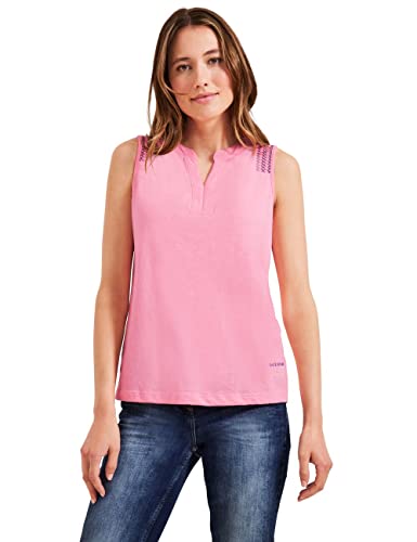 CECIL Damen B320155 Sommertop, Soft Pink, L EU von Cecil