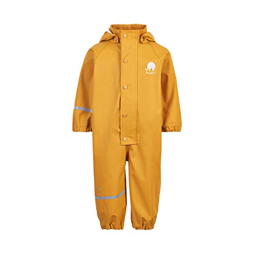 CeLaVi Unisex Basic PU rain Suit Regenmantel, Gelb, 110 von Celavi