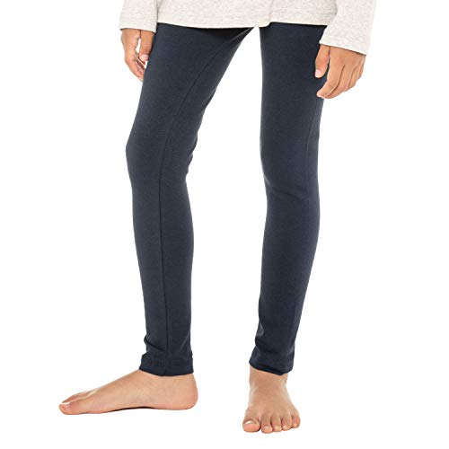 Celodoro Kinder Leggings, stretchige Jersey Hose aus Baumwolle - Dunkelblau 110-116 von Celodoro