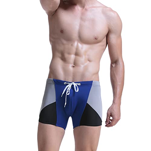 Celucke Boxer Badehose Herren Lange Badeshorts Schwimmhose Männer Stretch Schwimmshorts Trunks Badepants Sommer Shorts Mit Kordelzug, Fest Sitzend | Schnelltrocknend | Jammer | Chlorresistent von Celucke