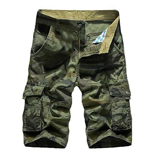 Celucke Cargoshorts mit Miitary-Muster, Kurze Hosen Herren Bermuda Shorts Bundhose Camo Army Feldhose Sommer Männer Freizeithose Celucke Cargoshorts mit Miitary-Muster, Kurze Hosen Herren Bermuda Shorts Bundhose Camo Army Feldhose Sommer Männer Freizeithose von Celucke