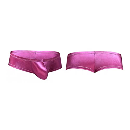 Celucke Unterwäsche Herren Boxershorts Männer Retroshorts Weicher Herrenunterwäsche Trunks Reizwäsche Herrenwäsche Sexy Slips Strings Verführerische Männerwäsche Erotik Pants(Rosa,XL) von Celucke