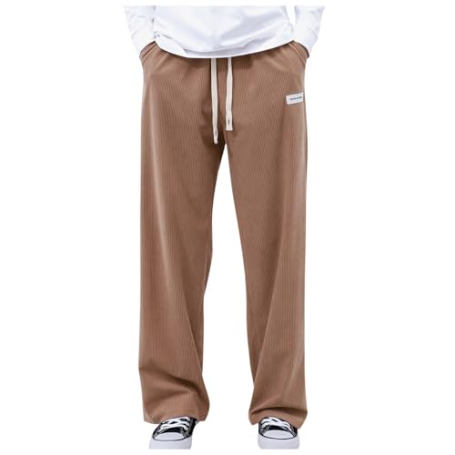 Cordhose Herren Weites Bein Jogginghose Baggy Loose Fit Cord Hose Elastische Taille Chino Hose Mit Taschen Casual Lang Sporthose Männer Sweathose Einfarbig Hip Hop Staight Laufhose Cordhose Herren Weites Bein Jogginghose Baggy Loose Fit Cord Hose Elastische Taille Chino Hose Mit Taschen Casual Lang Sporthose Männer Sweathose Einfarbig Hip Hop Staight Laufhose von Celucke