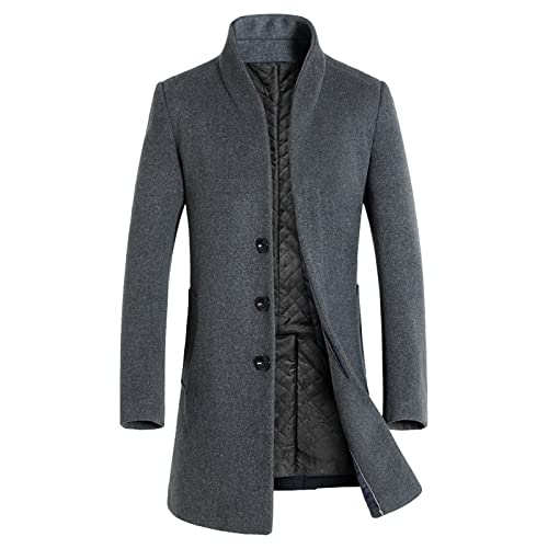 Herren Wintermantel Slim Fit Zweiteiliger Mantel für Business Freizeit Wollmantel mit Stehkragen Peacoat Warmer Integrierter Innenjacke Kurzmantel Winter Coat Men Peaky Blinders Mantel Herrenmäntel Herren Wintermantel Slim Fit Zweiteiliger Mantel für Business Freizeit Wollmantel mit Stehkragen Peacoat Warmer Integrierter Innenjacke Kurzmantel Winter Coat Men Peaky Blinders Mantel Herrenmäntel von Celucke