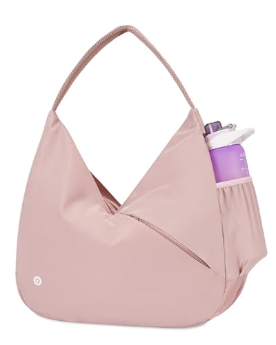 Ceneda Sporttasche für Damen, Sporttasche mit verstecktem Yogamattenriemen und Schuhfach, Workout-Tanztasche mit Nassfach, Wochenendtasche für Reisen, Yoga, Pink von Ceneda