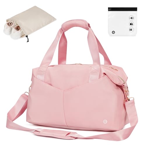 Ceneda für Ryanair Handgepäck 40x20x25 Handgepäck Tasche für Flugzeug Reisetasche Handgepäck Weekender Damen Herren Handgepäck Koffer (Rosa) von Ceneda