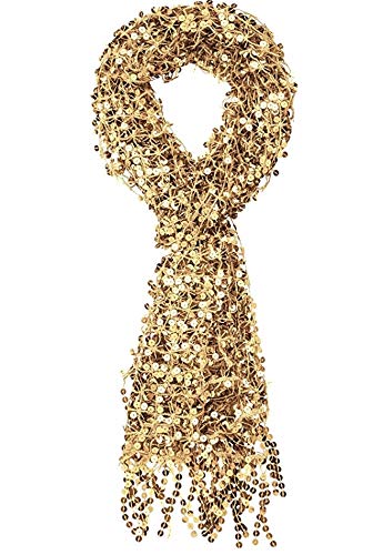 Damenschal mit atemberaubenden Pailletten für den Abend Schal – in 3 schönen Farben Gr. Einheitsgröße, gold Damenschal mit atemberaubenden Pailletten für den Abend Schal – in 3 schönen Farben Gr. Einheitsgröße, gold von Central Chic