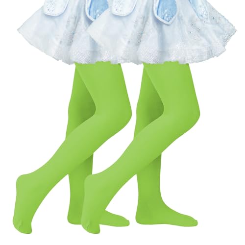 Century Star 2 Paar Mädchen Strumpfhose für Baby - Ballettstrumpfhose Mädchen Fluoreszierendes Grün*2 3-6 Jahre Century Star 2 Paar Mädchen Strumpfhose für Baby - Ballettstrumpfhose Mädchen Fluoreszierendes Grün*2 3-6 Jahre von Century Star