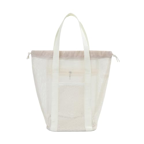 Ceprznvey Strandtasche aus Netzstoff | Einkaufskorb für – Reisezubehör, leicht und geräumig, für Kleidung, Handtücher, Sport und den täglichen Gebrauch, Cremefarben, Se référer au descriptif Ceprznvey Strandtasche aus Netzstoff | Einkaufskorb für – Reisezubehör, leicht und geräumig, für Kleidung, Handtücher, Sport und den täglichen Gebrauch, Cremefarben, Se référer au descriptif von Ceprznvey